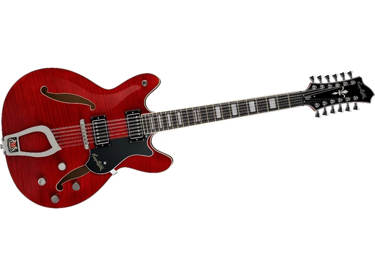 Hagstrom Viking Deluxe 12 Wild Cherry Transparent 